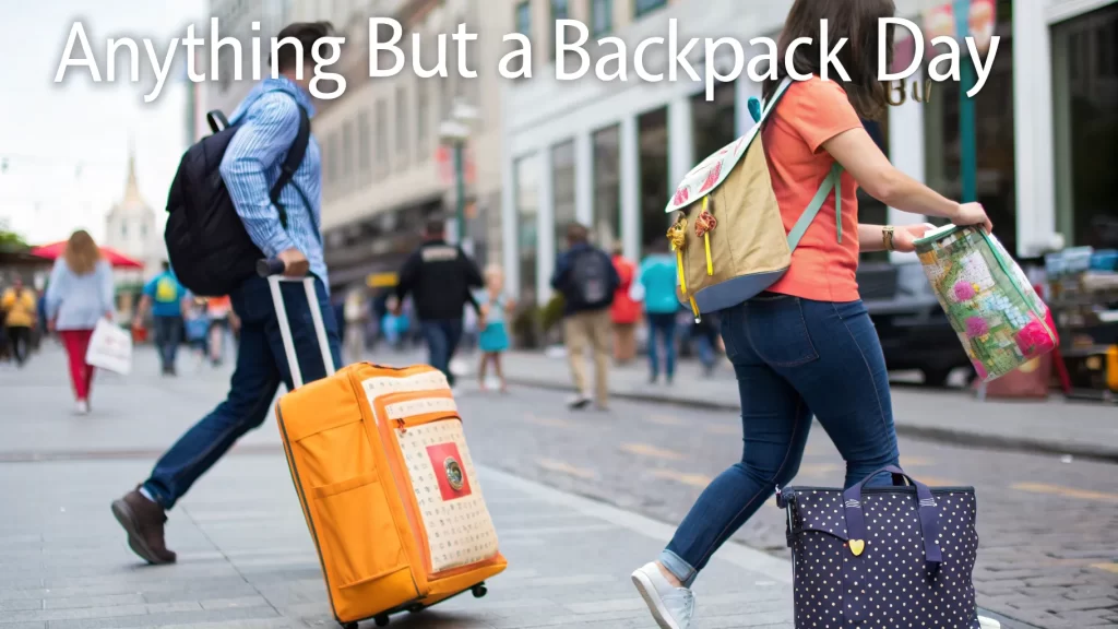 Anything But a Backpack Day