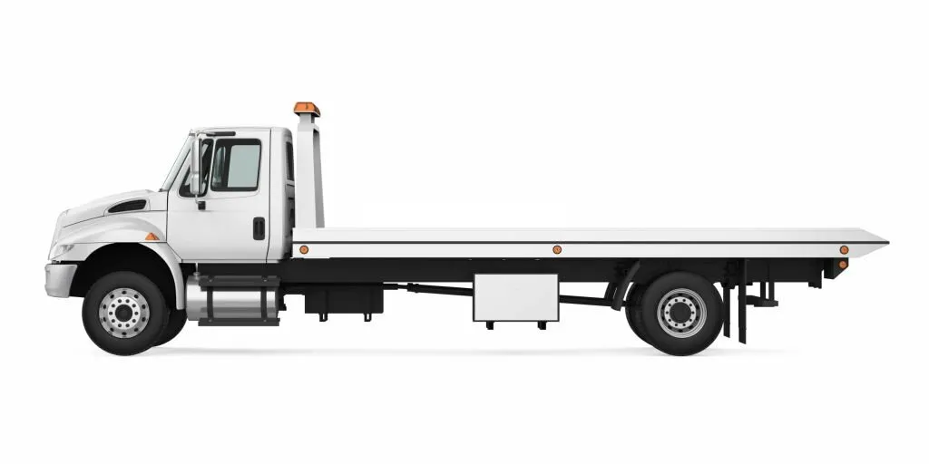 Arched Flatbed Trailers with a white background