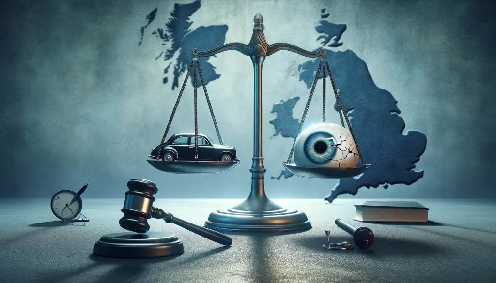 Car Accident Compensation for Loss of Vision in the UK
