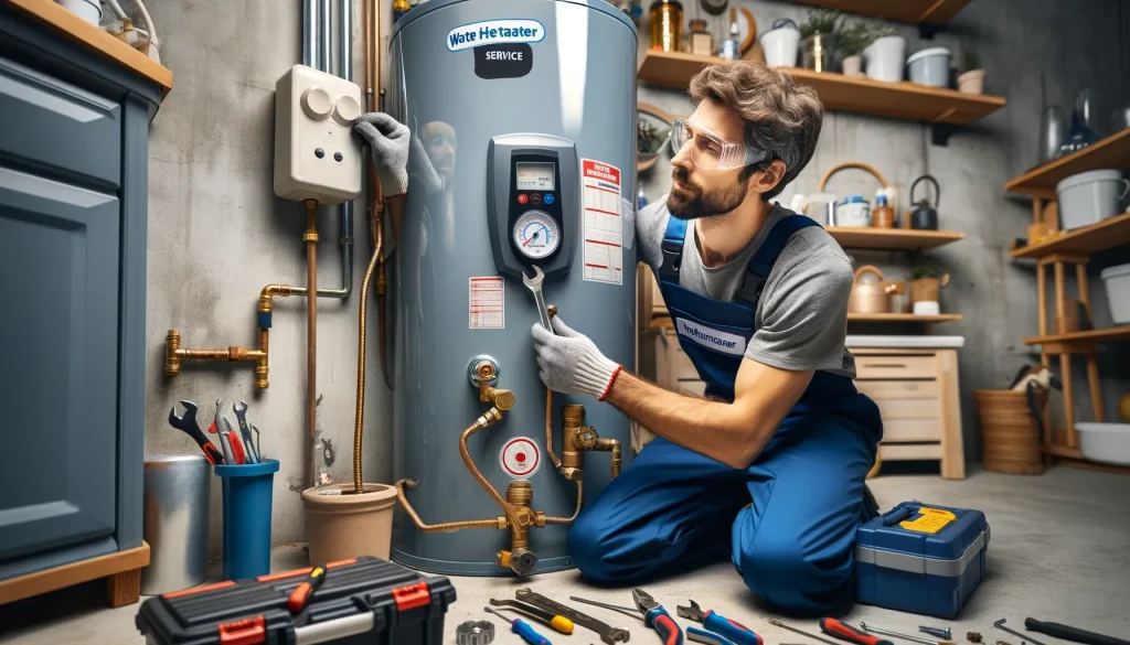 water heater service technician