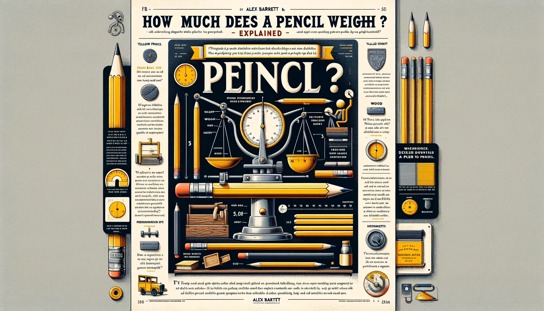 How Much Does a Pencil Weigh