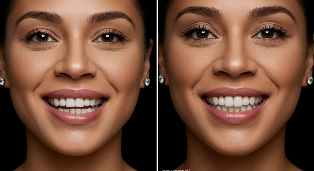 permanent dentures celebrity dental implants before and after