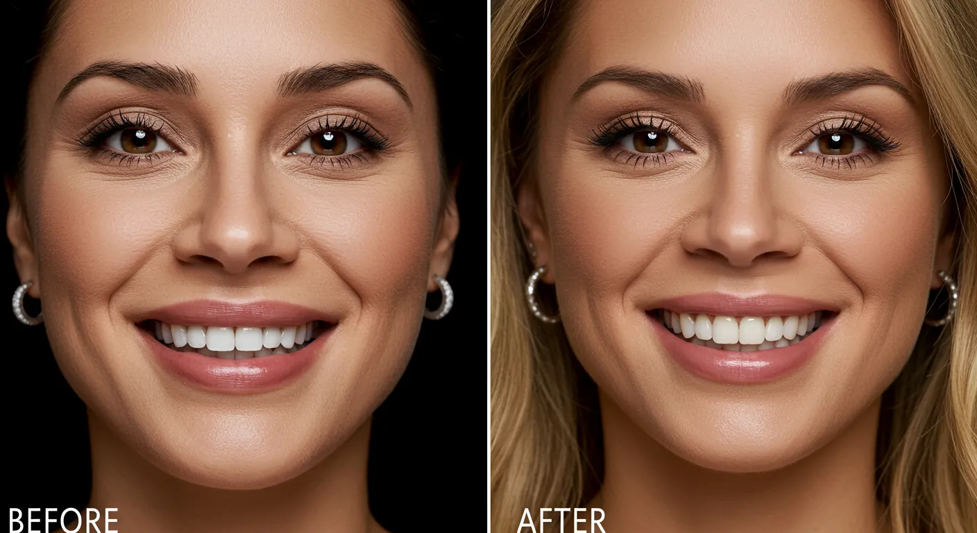 permanent dentures celebrity dental implants before and after