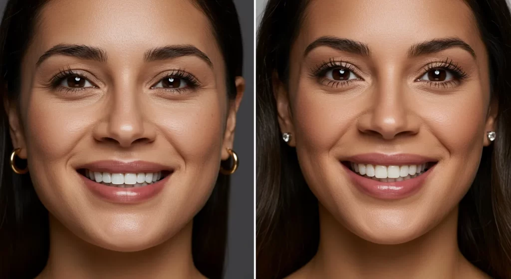 permanent dentures celebrity dental implants before and after