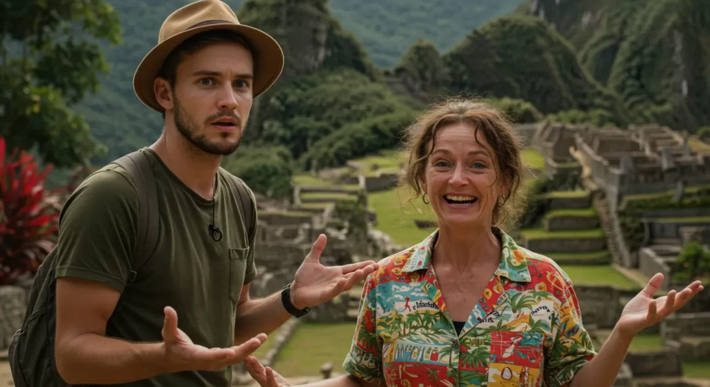 the traveler hired the wrong tour guide