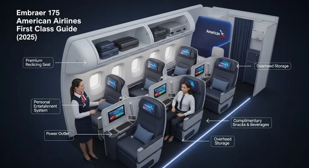 embraer 175 american airlines first class